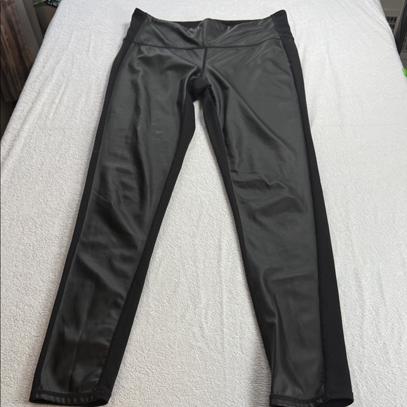 Athleta Shiny Black Leggings - Picture 4 of 10